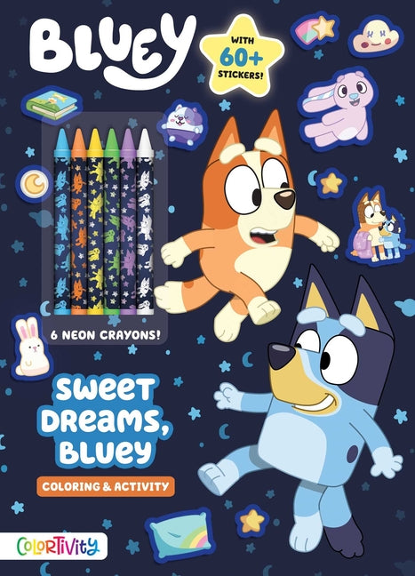 Book cover for Bluey: Sweet Dreams, Bluey