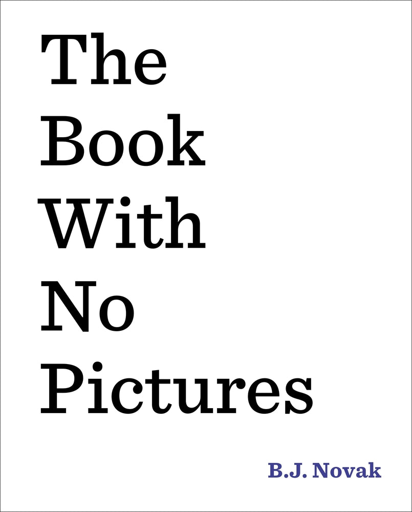 Book cover for The Book with No Pictures