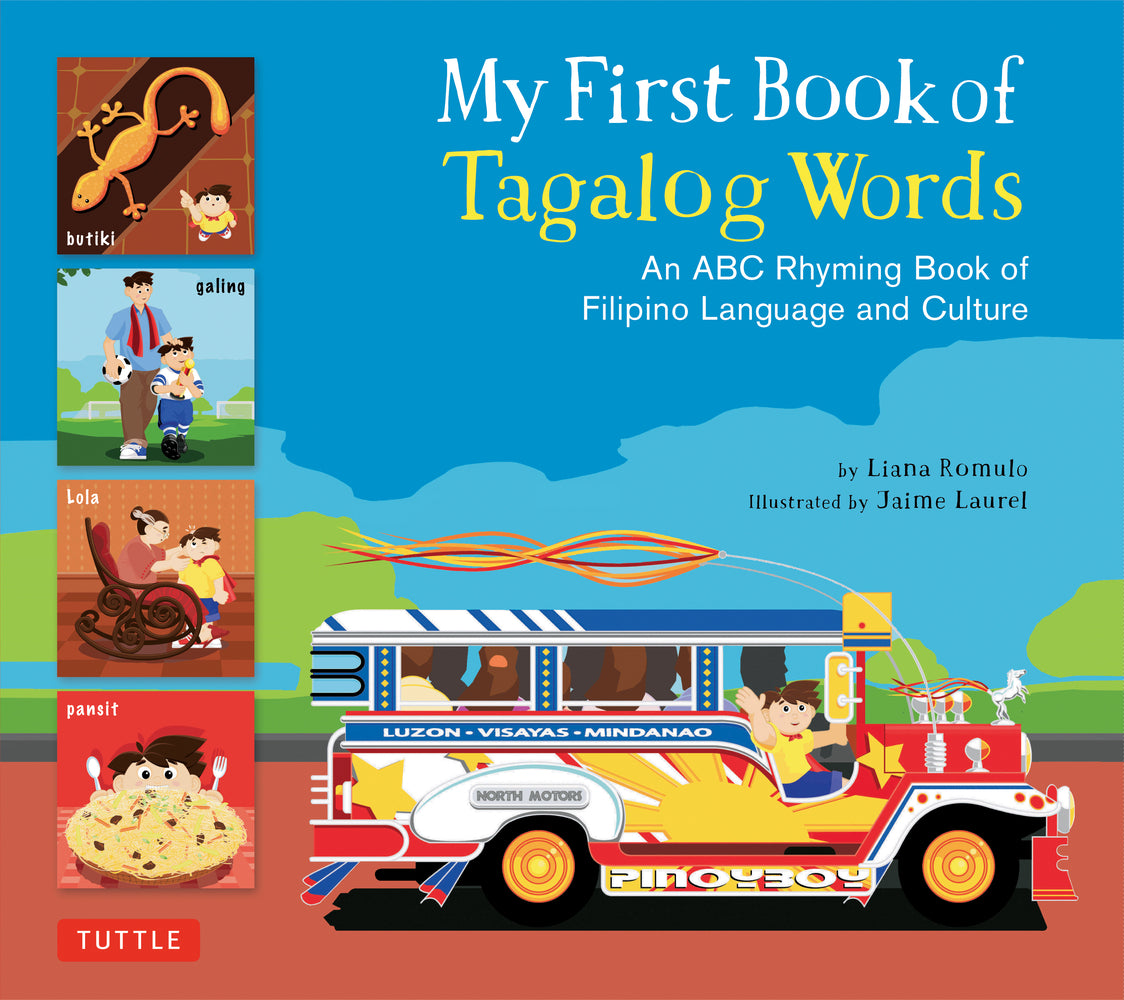 Book cover for My First Book of Tagalog Words: An ABC Rhyming Book of Filipino Language and Culture