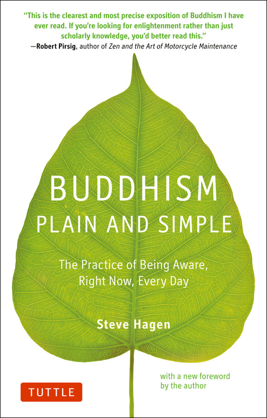 Book cover for Buddhism Plain and Simple: The Practice of Being Aware Right Now, Every Day