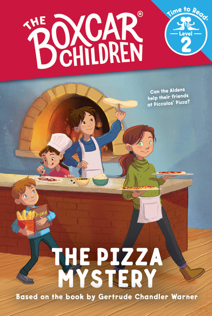 Book cover for Pizza Mystery (the Boxcar Children: Time to Read, Level 2)