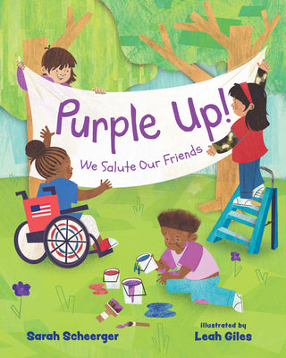 Book cover for Purple Up!: We Salute Our Friends