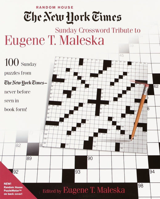 Book cover for New York Times Sunday Crossword Tribute to Eugene T. Maleska