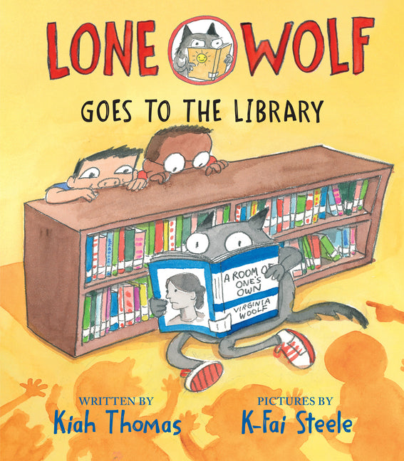 Book cover for Lone Wolf Goes to the Library