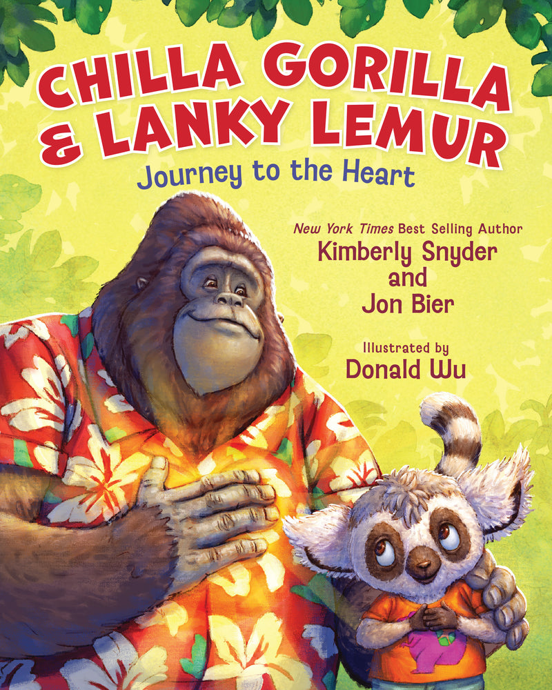 Book cover for Chilla Gorilla & Lanky Lemur Journey to the Heart