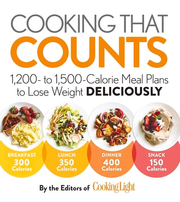 Book cover for Cooking That Counts: 1,200- To 1,500-Calorie Meal Plans to Lose Weight Deliciously