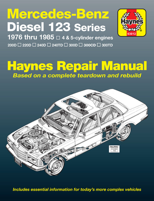 Book cover for Mercedes-Benz Diesel 123 Series 1976-85 (Revised)