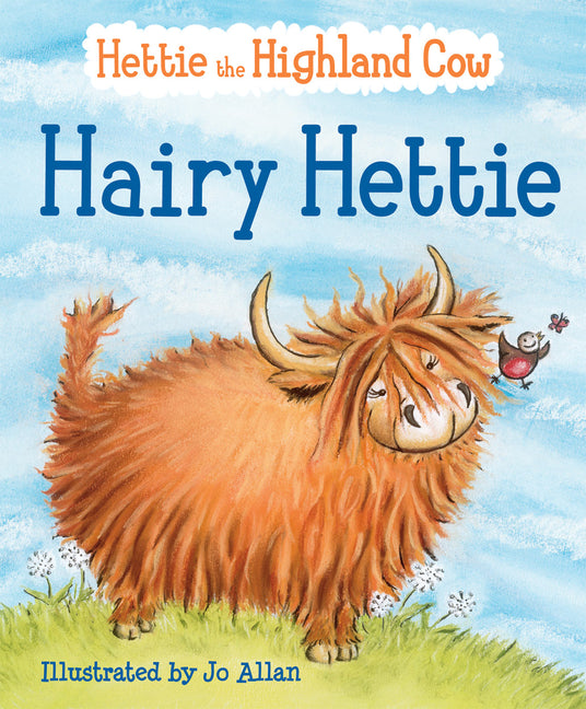 Book cover for Hairy Hettie: The Highland Cow Who Needs a Haircut!