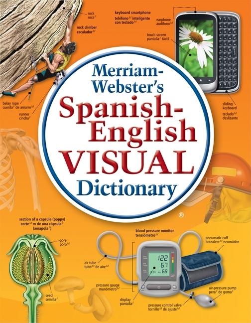 Book cover for Merriam-Webster's Spanish-English Visual Dictionary