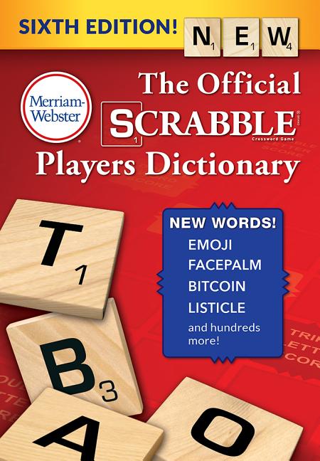 Book cover for The Official Scrabble Players Dictionary