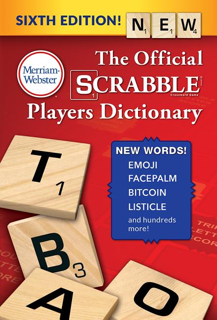 Book cover for The Official Scrabble Players Dictionary