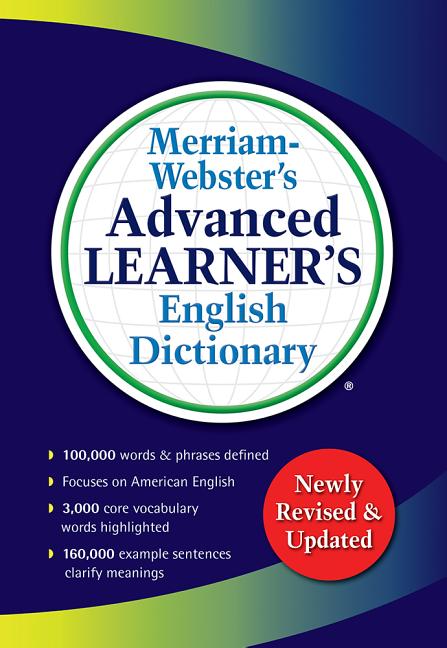 Book cover for Merriam-Webster's Advanced Learner's English Dictionary