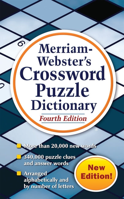 Book cover for Merriam-Webster's Crossword Puzzle Dictionary