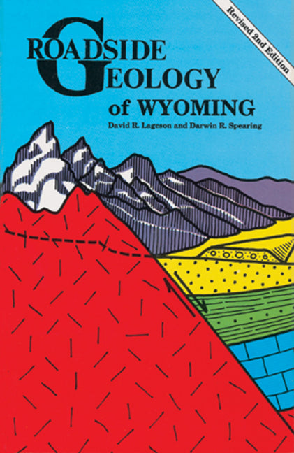 Book cover for Roadside Geology of Wyoming