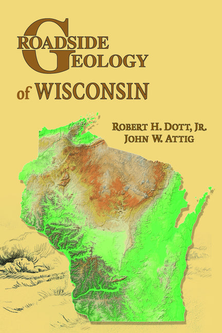 Book cover for Roadside Geology of Wisconsin