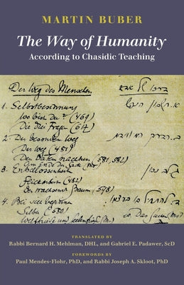 Book cover for The Way of Humanity According to Chasidic Teaching