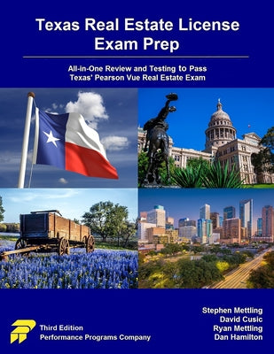 Book cover for Texas Real Estate License Exam Prep: All-in-One Review and Testing to Pass Texas' Pearson Vue Real Estate Exam