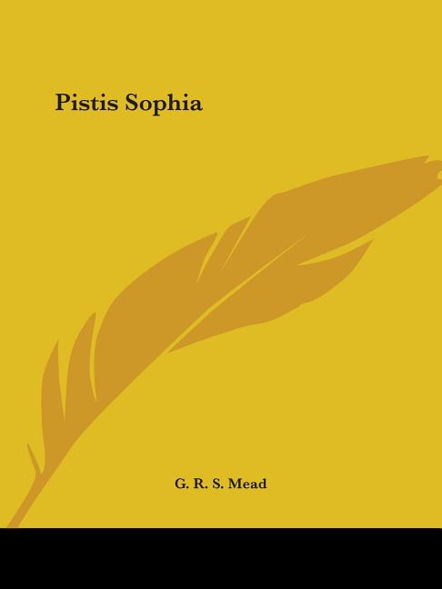Book cover for Pistis Sophia