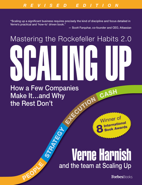 Book cover for Scaling Up (Revised 2022): How a Few Companies Make It...and Why the Rest Don't (Rockefeller Habits 2.0) (Revised)