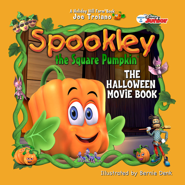 Book cover for Spookley the Square Pumpkin, the Halloween Movie Book