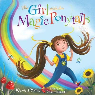 Book cover for The Girl with the Magic Ponytails