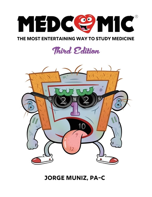 Book cover for Medcomic: The Most Entertaining Way to Study Medicine, Third Edition