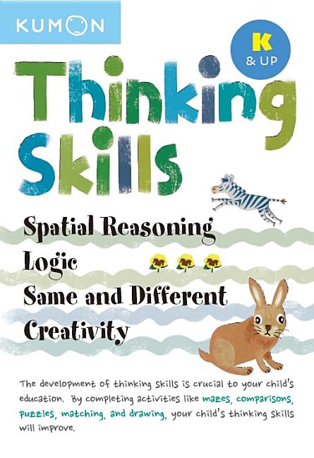 Book cover for Kumon Thinking Skills K and Up