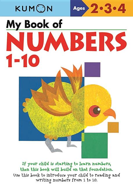Book cover for Kumon My Book of Numbers 1-10