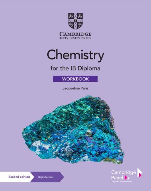 Book cover for Chemistry for the IB Diploma Workbook with Digital Access (2 Years) [With Access Code]