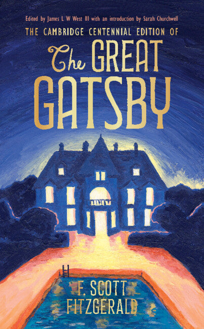 Book cover for Cambridge Centennial Edition of the Great Gatsby