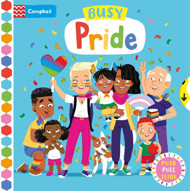Book cover for Busy Pride: Push, Pull Slide
