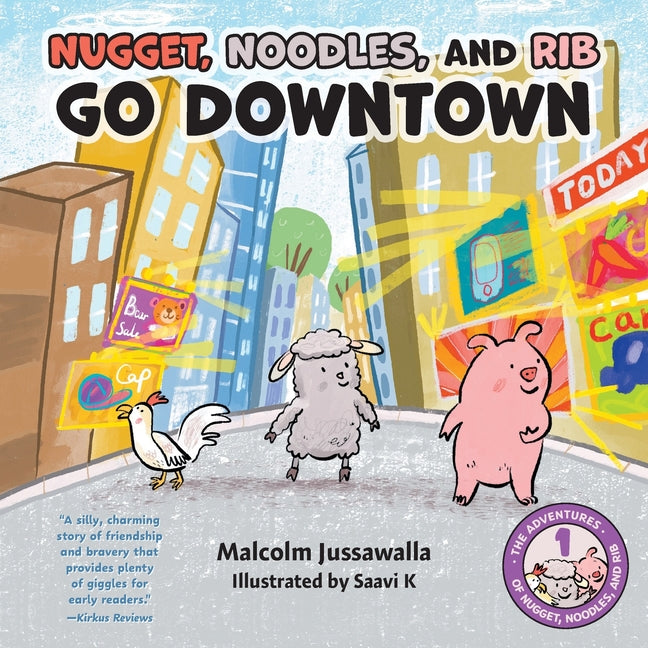 Book cover for Nugget, Noodles, and Rib Go Downtown