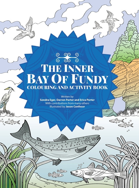 Book cover for Inner Bay of Fundy Colouring & Activity Book: Volume 1