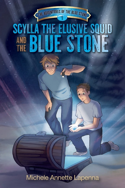 Book cover for Scylla the Elusive Squid and the Blue Stone