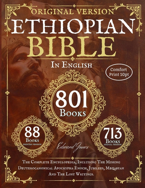 Book cover for Complete Ethiopian Bible in English - Original Version - 88 Books (Comfort Print)