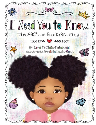 Book cover for I Need You To Know: The ABC's of Black Girl Magic