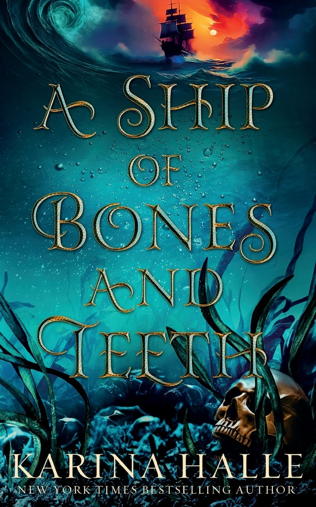 Book cover for A Ship of Bones and Teeth