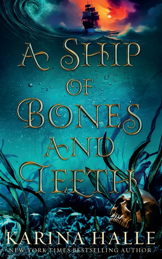 Book cover for A Ship of Bones and Teeth