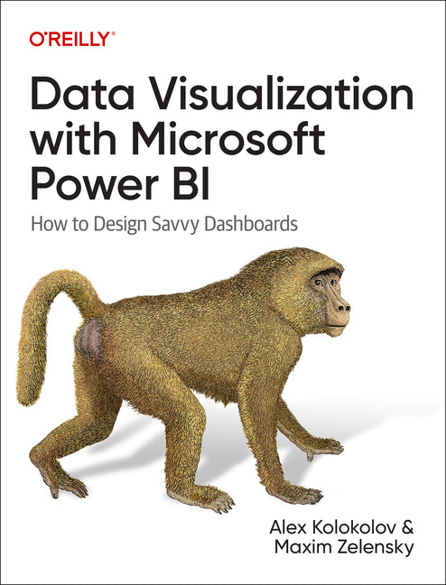 Book cover for Data Visualization with Microsoft Power Bi: How to Design Savvy Dashboards