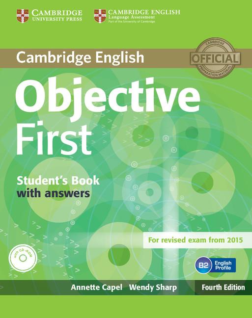Book cover for Objective First Student's Book with Answers [With CDROM]