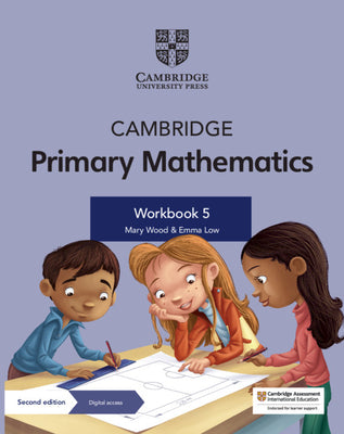 Book cover for Cambridge Primary Mathematics Workbook 5 with Digital Access (1 Year)