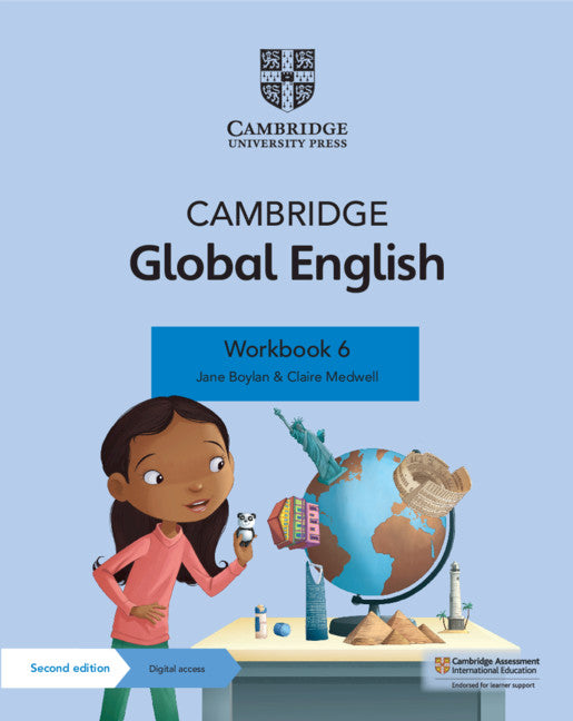 Book cover for Cambridge Global English Workbook 6 with Digital Access (1 Year): For Cambridge Primary English as a Second Language (Revised)
