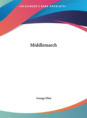 Book cover for Middlemarch