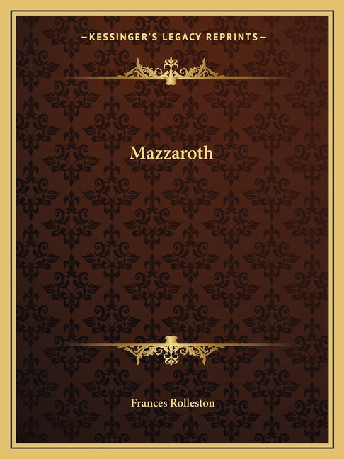 Book cover for Mazzaroth