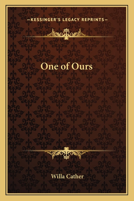 Book cover for One of Ours