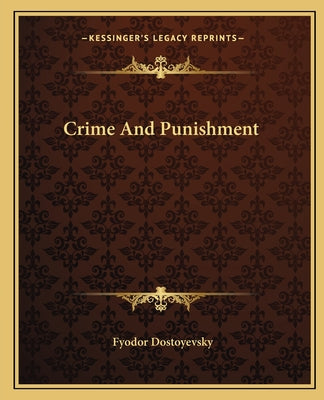 Book cover for Crime And Punishment