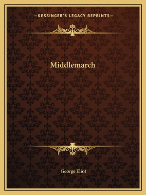 Book cover for Middlemarch