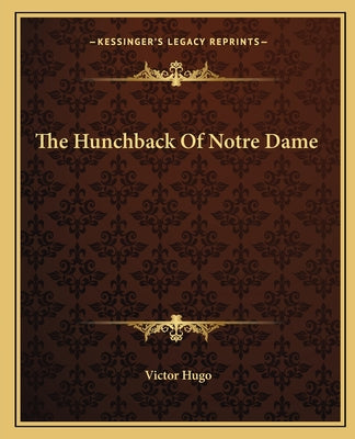 Book cover for The Hunchback Of Notre Dame