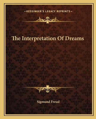 Book cover for The Interpretation Of Dreams