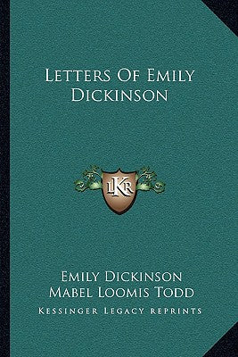 Book cover for Letters Of Emily Dickinson